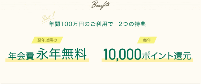 三井住友カードゴールド(NL)100万円